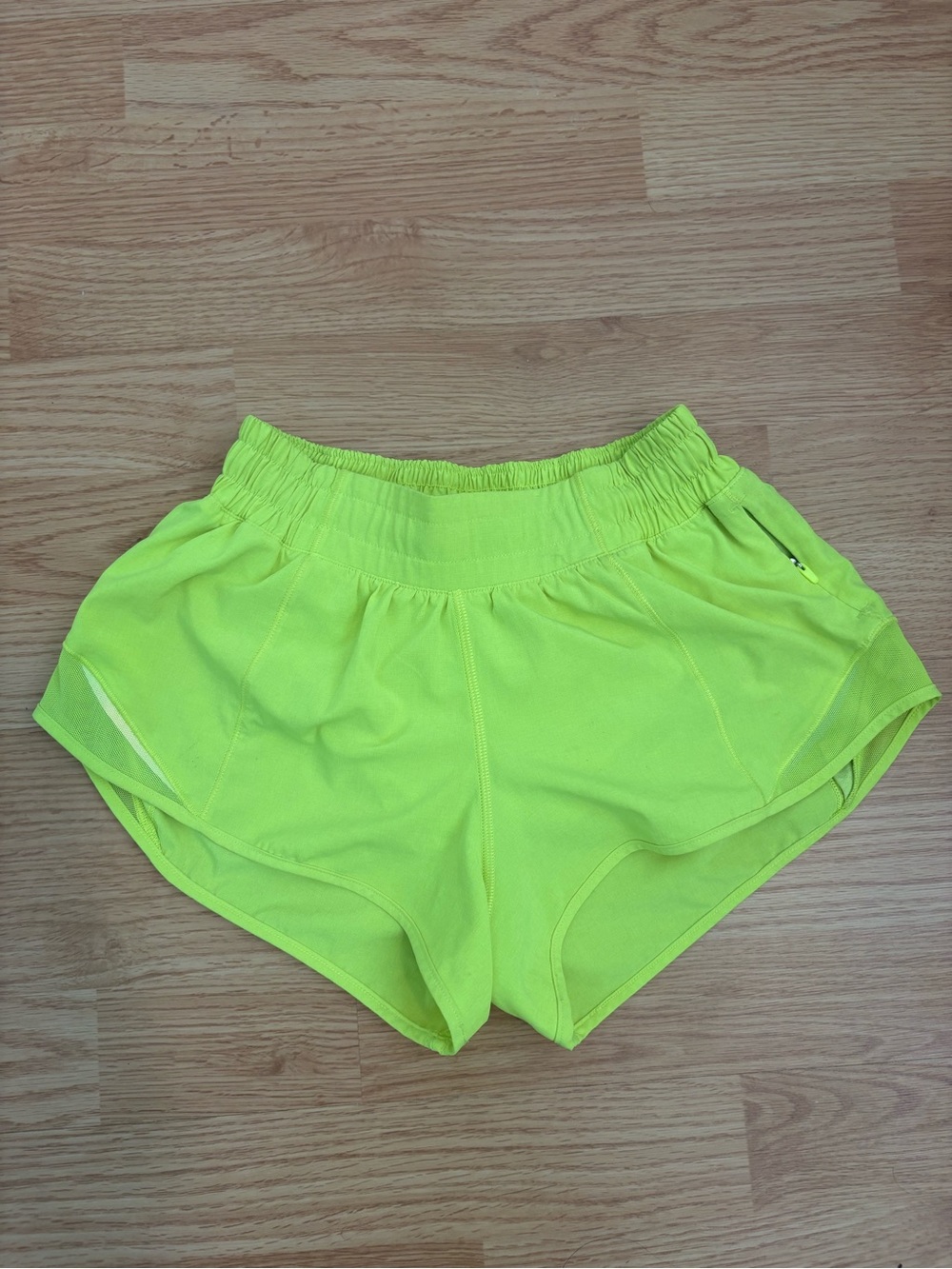 lululemon athletica Neon Yellow Women's Athletic Shorts